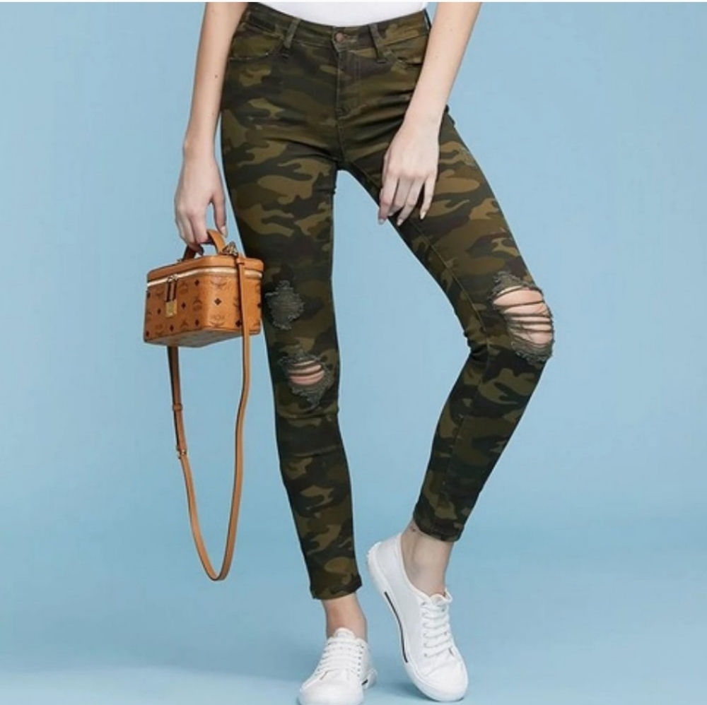 Camo Skinny Jeans